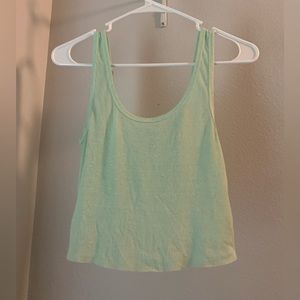 Mint green summer tank top